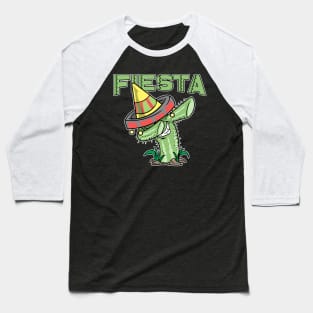 Dabbing Cactus Cinco De Mayo Sombrero Baseball T-Shirt